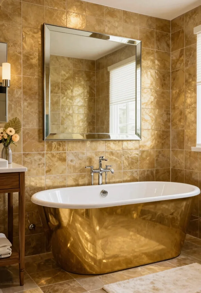 10 Bathroom Highlight Tile Ideas for Visual Focus 9. Textured Subway and 3D Tiles 0