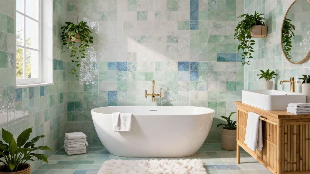 10 Bathroom Highlight Tile Ideas for Visual Focus