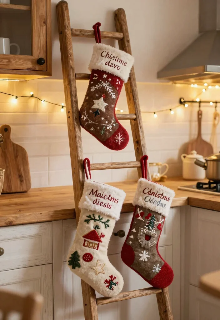 10 Christmas Kitchen Decor Ideas for Festive Warmth 10. Personalized Stockings 0