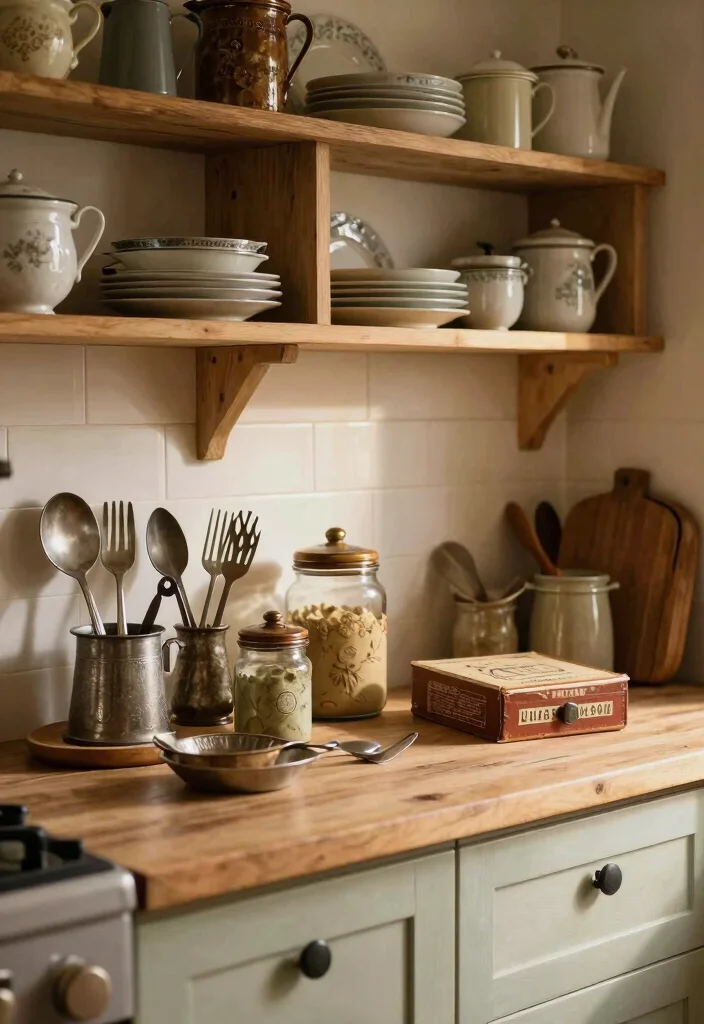 10 Christmas Kitchen Decor Ideas for Festive Warmth 9. Vintage Kitchen Accessories 0