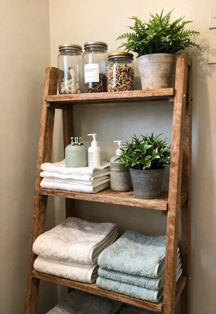 10 College Bathroom Ideas for Small Shared Spaces 6. Upcycled Decor Ideas 0