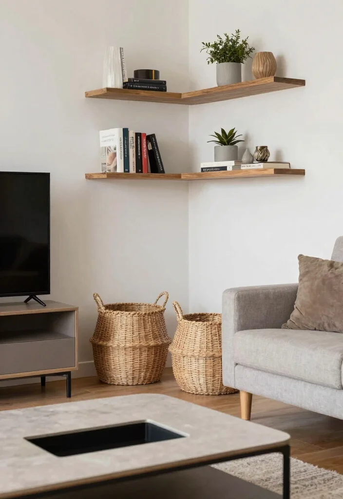 10 Cozy Small TV Room Ideas for Relaxed Nights 5. Incorporate Smart Storage Solutions 0