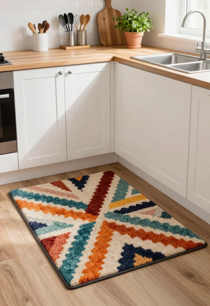 10 Kitchen Carpet Ideas for Warm Underfoot Comfort 3. Non Slip Kitchen Carpets for Safety 0