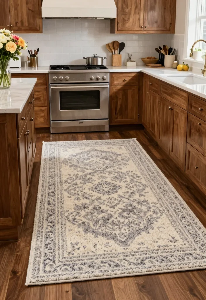10 Kitchen Carpet Ideas for Warm Underfoot Comfort 4. Eco Friendly Wool Rugs 0