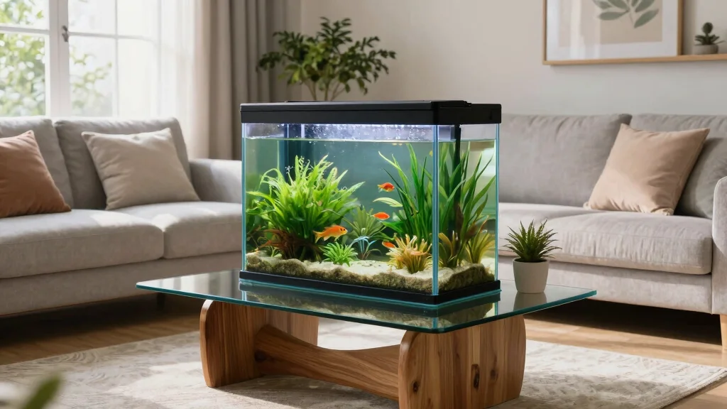 10 Living Room Aquarium Ideas for a Calm Focal Point