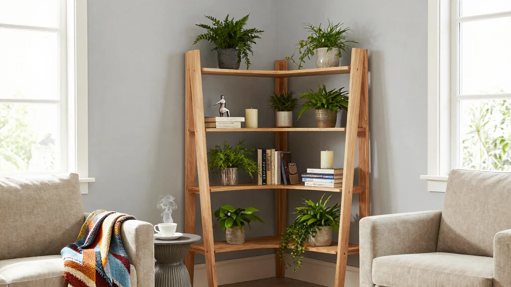 10 Living Room Corner Shelf Ideas for Display and Storage