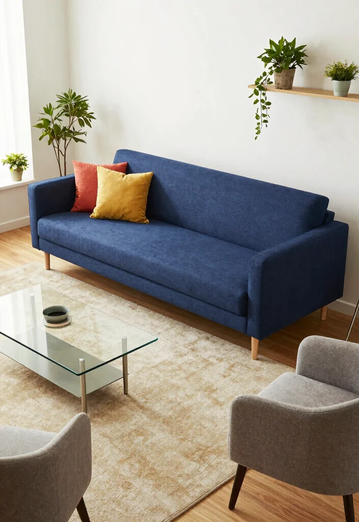 10 Small Living Room Couch Ideas That Save Space 2. Sofa Bed The Ultimate Space Saver 0