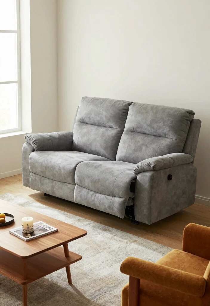 10 Small Living Room Couch Ideas That Save Space 4. The Reclining Sofa 0