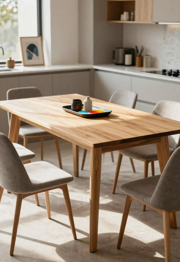10 Small Space Kitchen Table Ideas That Fit Well 10. Multi Purpose Table 0