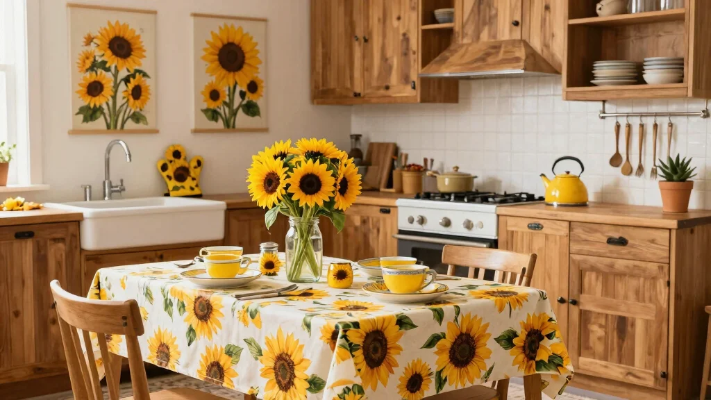 10 Sunflower Kitchen Decor Ideas for Cheerful Color