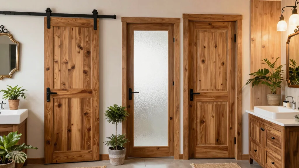 12 Bathroom Door Ideas for Better Flow and Privacy