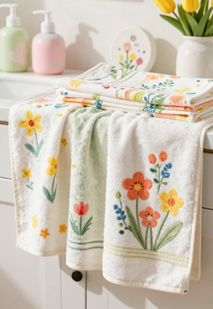12 Bathroom Hand Towel Ideas for a Hotel Inspired Touch 6. Seasonal Towel Swaps 0