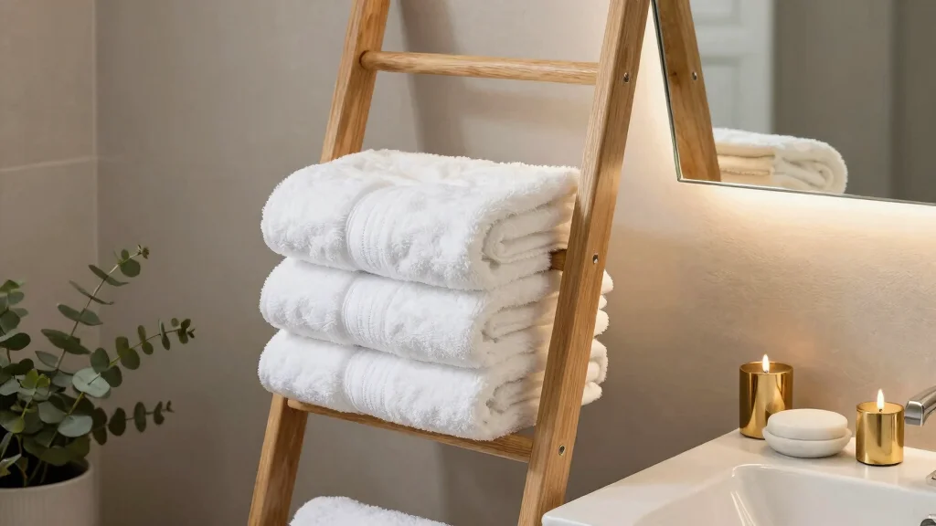 12 Bathroom Hand Towel Ideas for a Hotel Inspired Touch