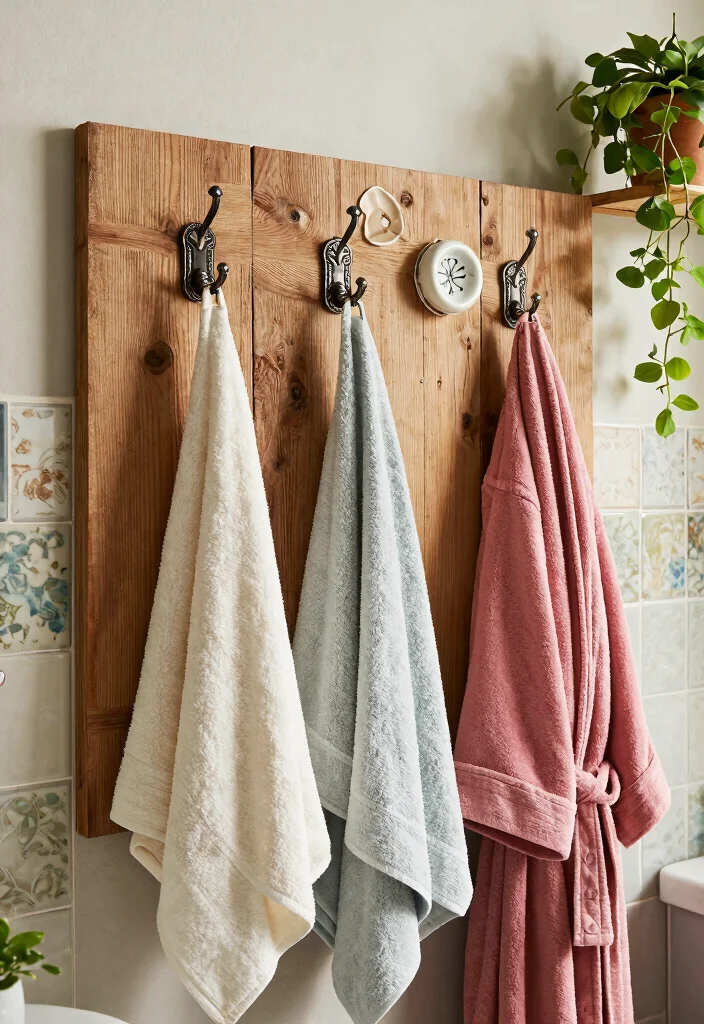 12 Bathroom Hardware Ideas to Instantly Update the Look 2. Vintage Inspired Hooks 0