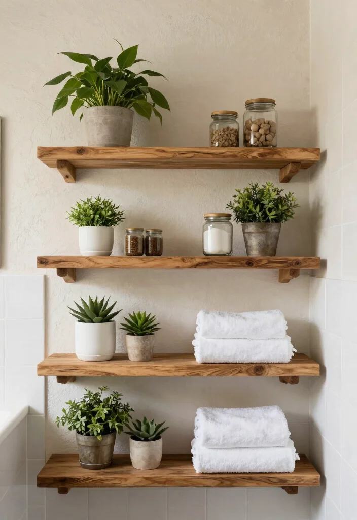 12 Bathroom Hardware Ideas to Instantly Update the Look 3. Decorative Shelving 0