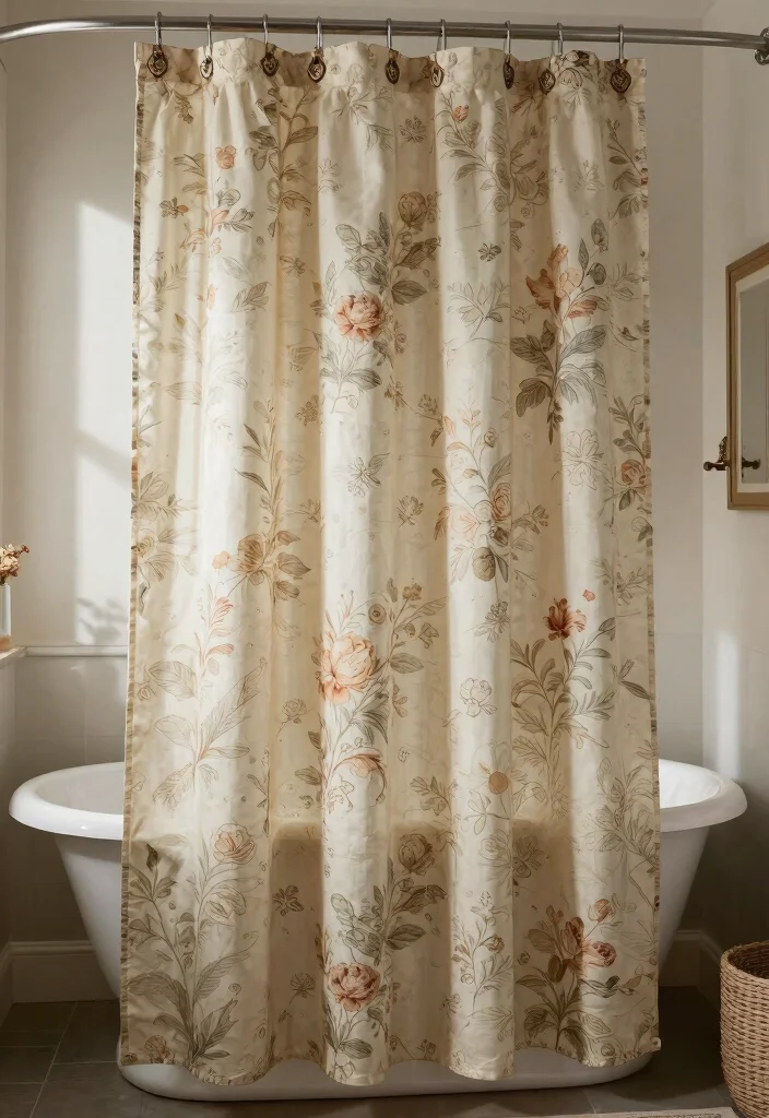 12 Bathroom Hardware Ideas to Instantly Update the Look 4. Elegant Shower Curtain Designs 0