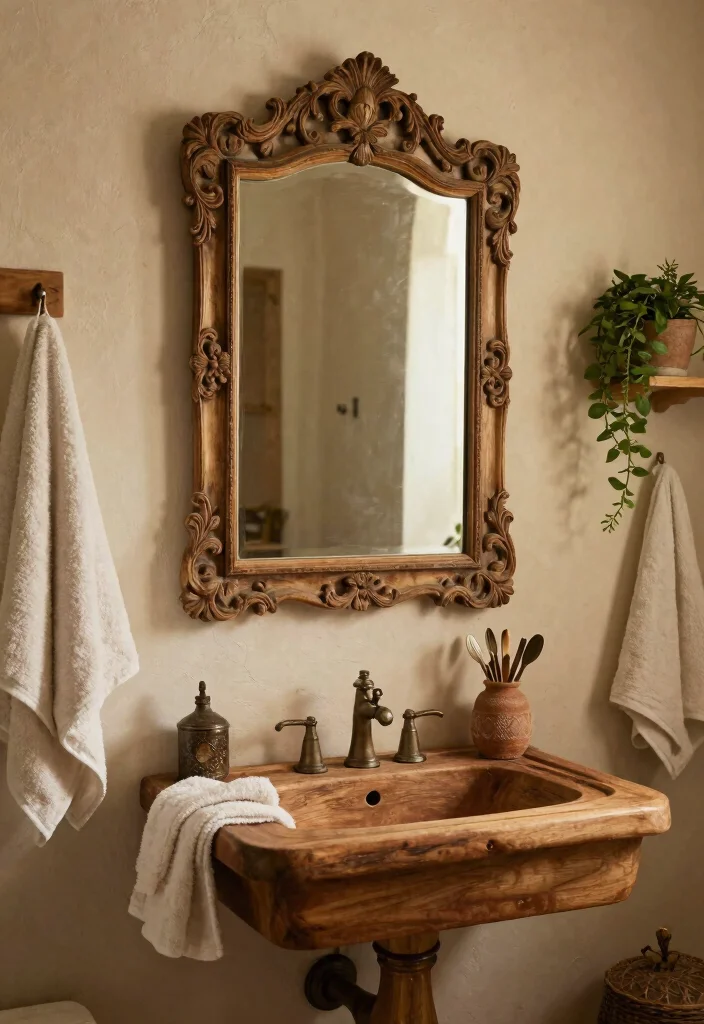 12 Bathroom Hardware Ideas to Instantly Update the Look 6. Antique Mirrors 0