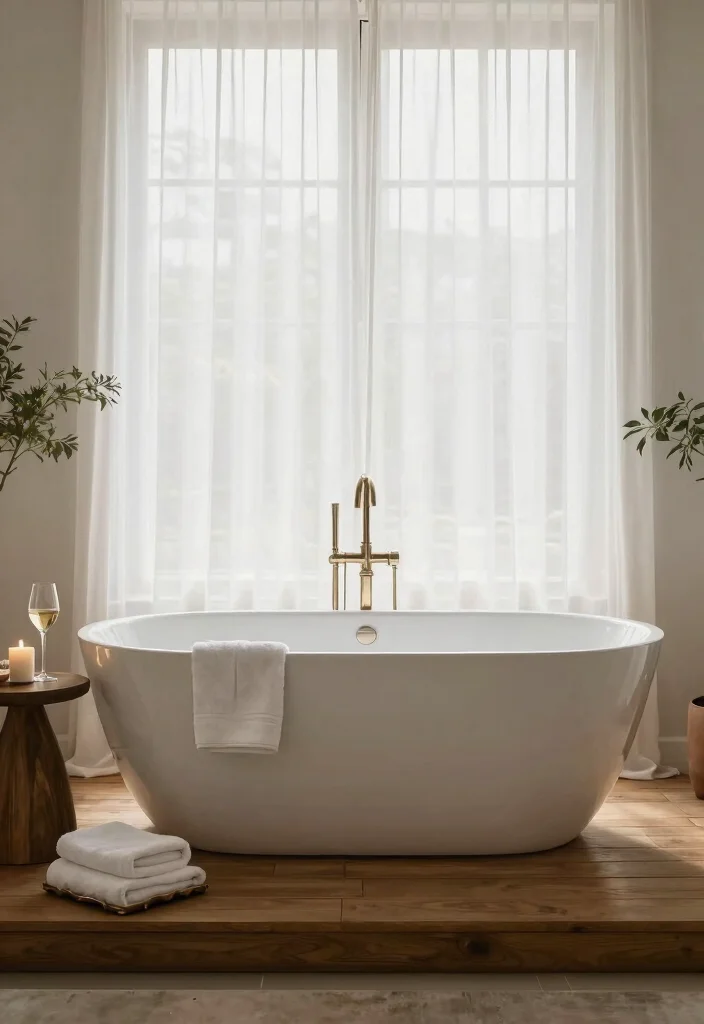 12 Bathroom Ideas with Bath for Relaxing Everyday Use 1. Freestanding Bathtubs A Statement Piece 0