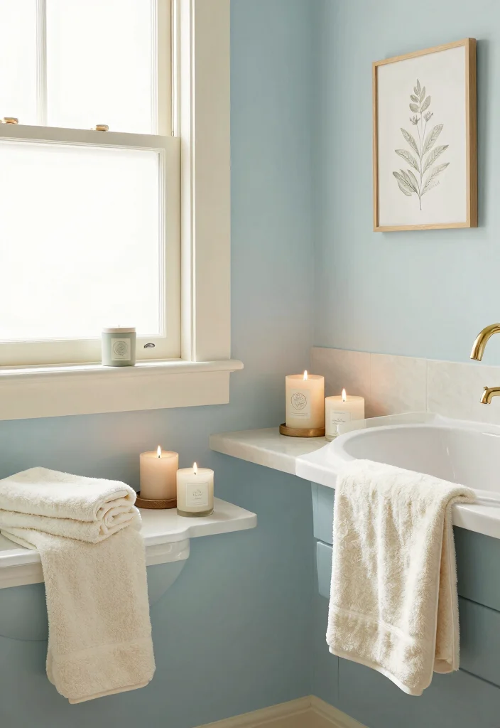 12 Bathroom Ideas with Bath for Relaxing Everyday Use 4. Color Psychology in Bathrooms 0