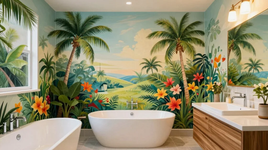 12 Bathroom Mural Ideas for a Bold Artistic Statement