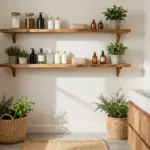 12 Bathroom Wall Storage Ideas to Keep Counters Clear