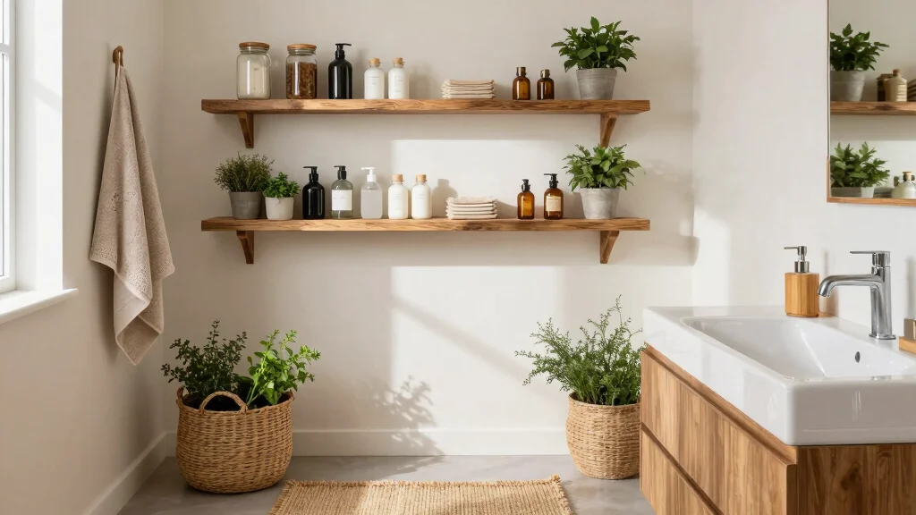 12 Bathroom Wall Storage Ideas to Keep Counters Clear