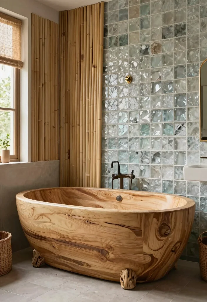 12 Bathroom with Bathtub Ideas for Comfort and Style 12. Sustainable Bathing Solutions 0