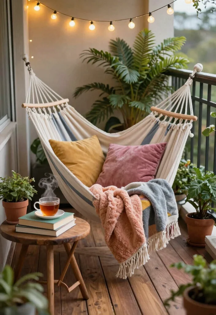 12 Bedroom Balcony Ideas for Light and Airy Living 3. Cozy Nook for Reading 0