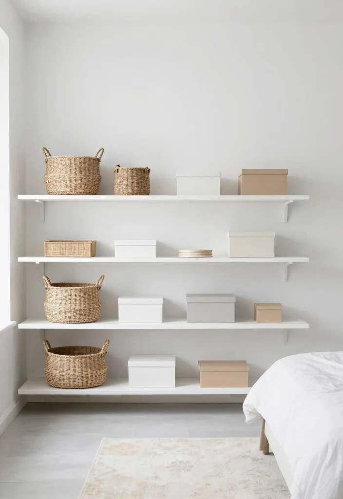 12 Bedroom Ideas for Big Rooms with Balanced Layouts 12. Keep It Clutter Free 0