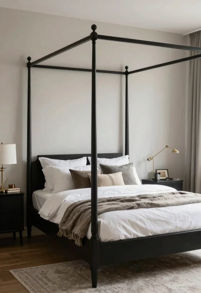 12 Black Canopy Bedroom Ideas with Dramatic Elegance Conclusion 0