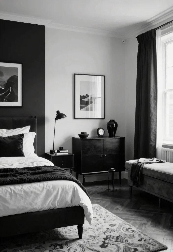 12 Black and White Bedroom Ideas with Clean Contrast Conclusion 0