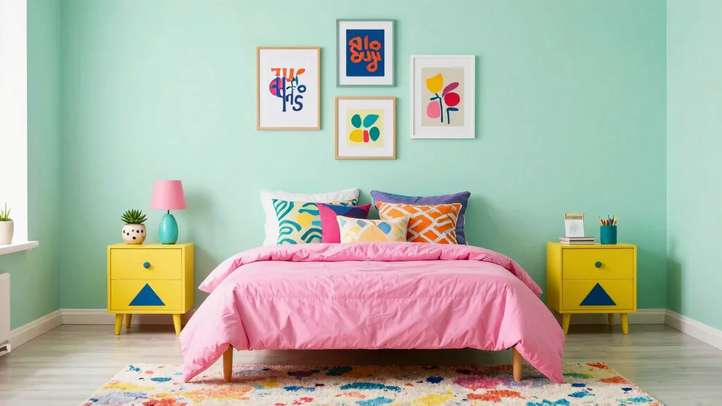 12 Colorful Bedroom Ideas with Playful Modern Style