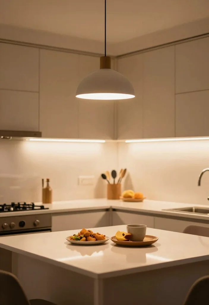 12 Corner Kitchen Ideas to Improve Workflow 9. Smart Lighting Solutions 0