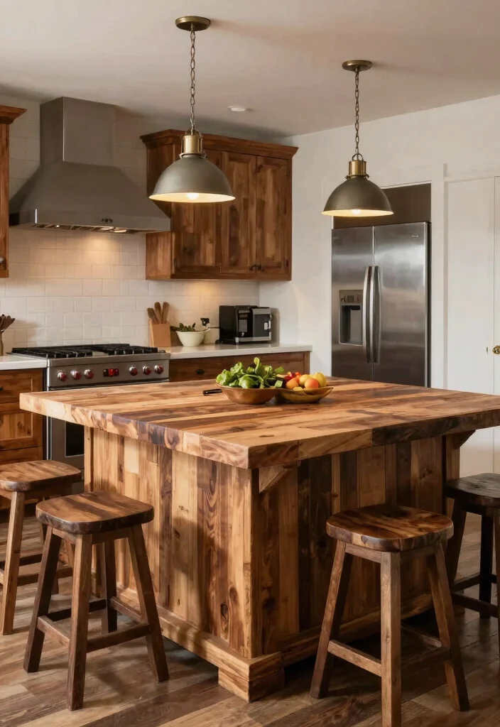 12 Craftsman Kitchen Ideas with Classic Craft Detail 11. Functional Kitchen Island 0
