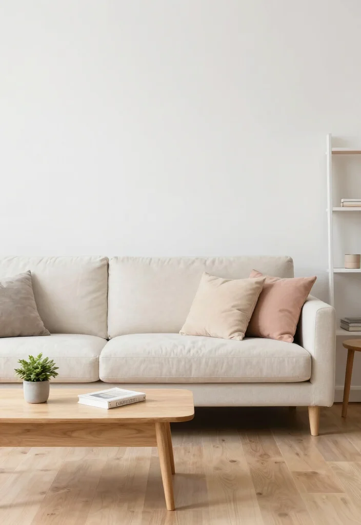 12 Cream Sofa Living Room Ideas for Soft Neutral Style 1. Minimalist Elegance 0