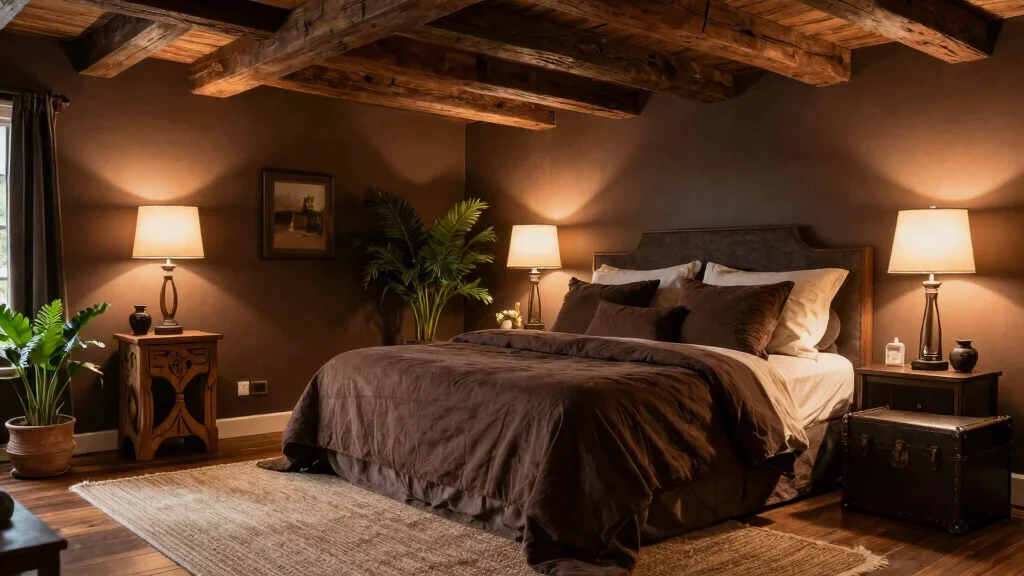 12 Dark Brown Bedroom Ideas with Warm Depth