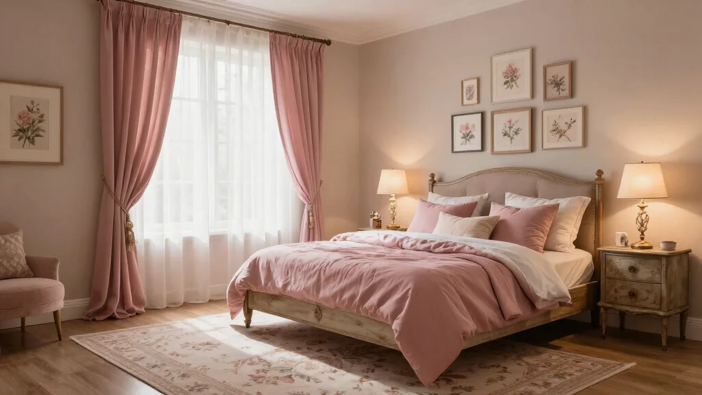 12 Dusty Rose Bedroom Ideas with Soft Romantic Tone