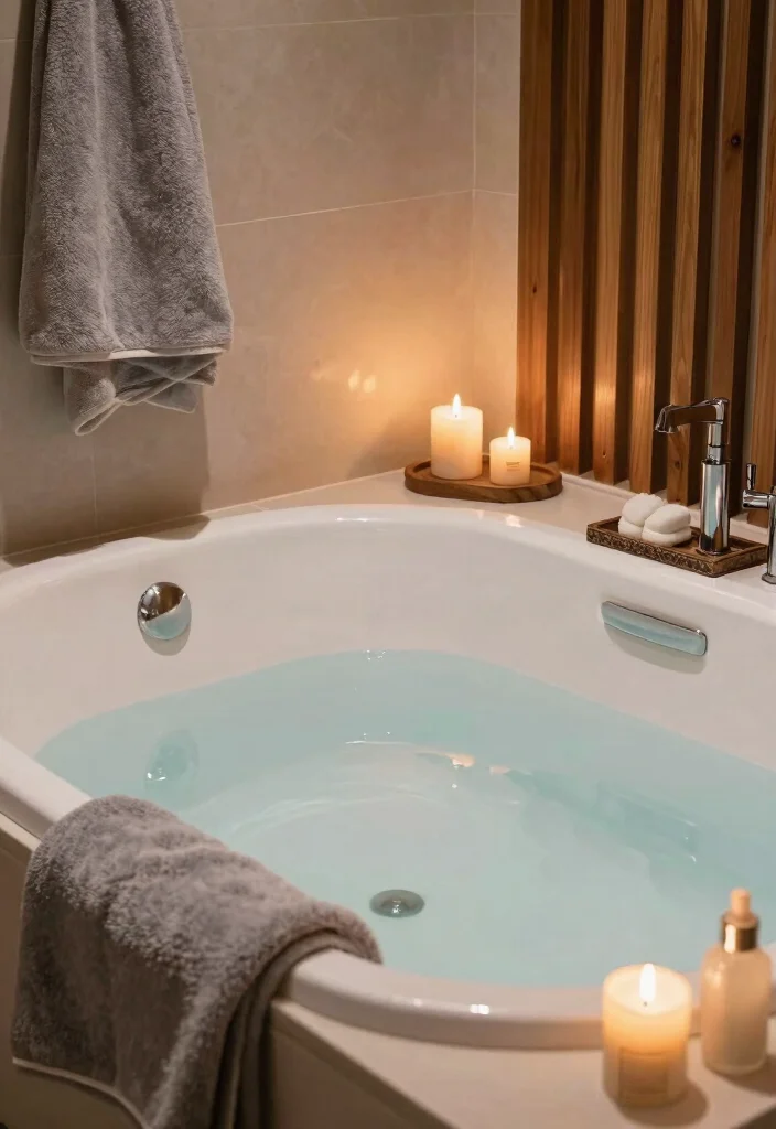 12 Gray Bathroom Ideas for a Calm Contemporary Style 11. Gray Spa Vibes 0
