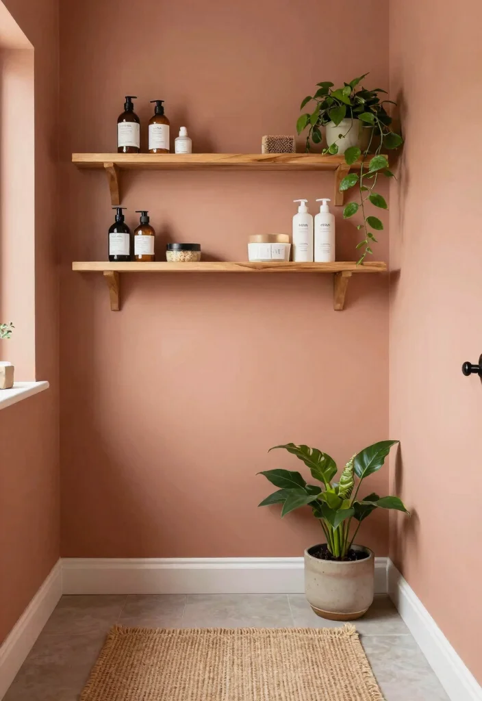 12 Guest Bathroom Decor Ideas for a Warm Welcoming Feel 1. Earthy Tones for a Soothing Vibe 0