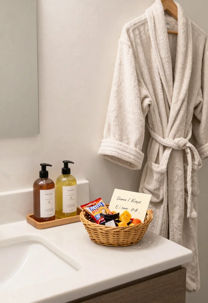 12 Guest Bathroom Decor Ideas for a Warm Welcoming Feel 11. Thoughtful Guest Amenities 0
