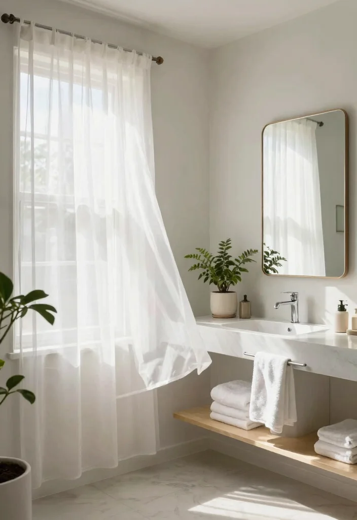12 Guest Bathroom Decor Ideas for a Warm Welcoming Feel 3. Natural Light Enhancements 0