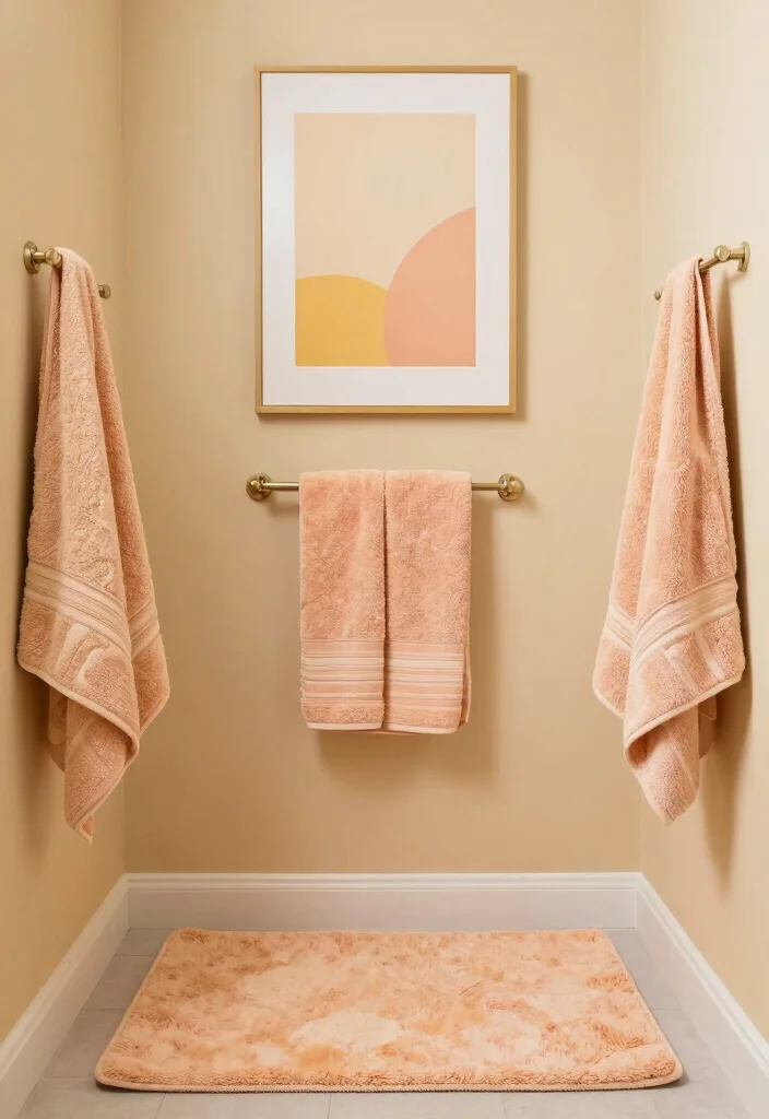 12 Guest Bathroom Decor Ideas for a Warm Welcoming Feel 9. Warm Color Palettes 0