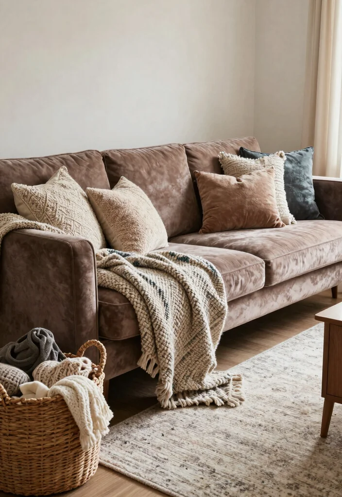 12 Home Living Room Ideas for Comfortable Everyday Living 10. Incorporate Textural Elements 0