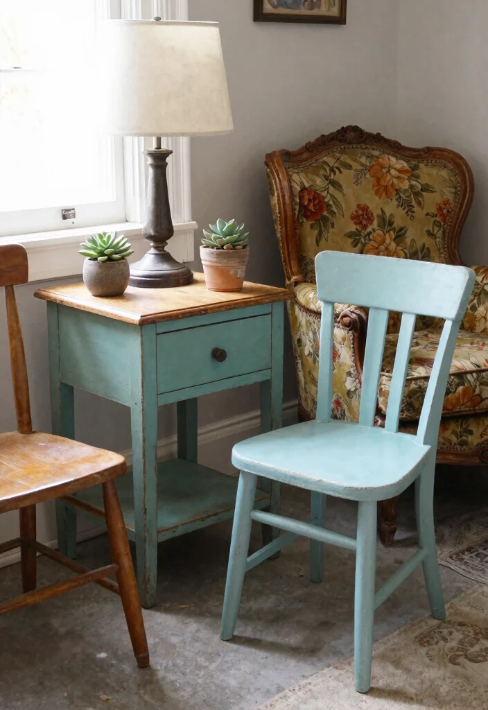 12 Home Living Room Ideas for Comfortable Everyday Living 2. Upcycle Furniture 0