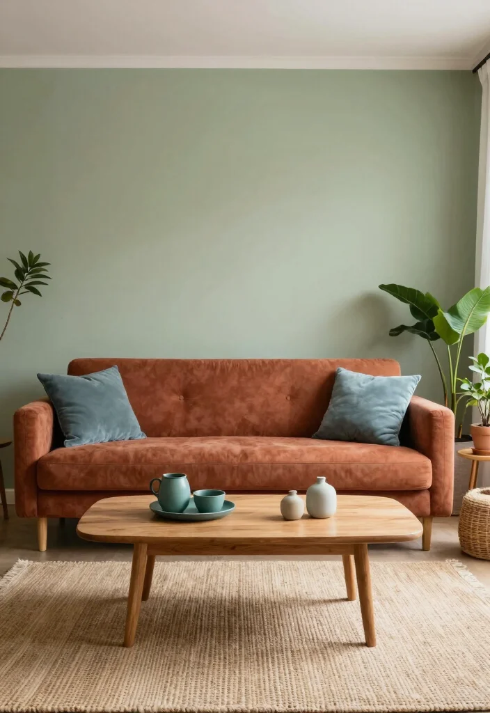 12 Home Living Room Ideas for Comfortable Everyday Living 5. Choose Earthy Color Palettes 0