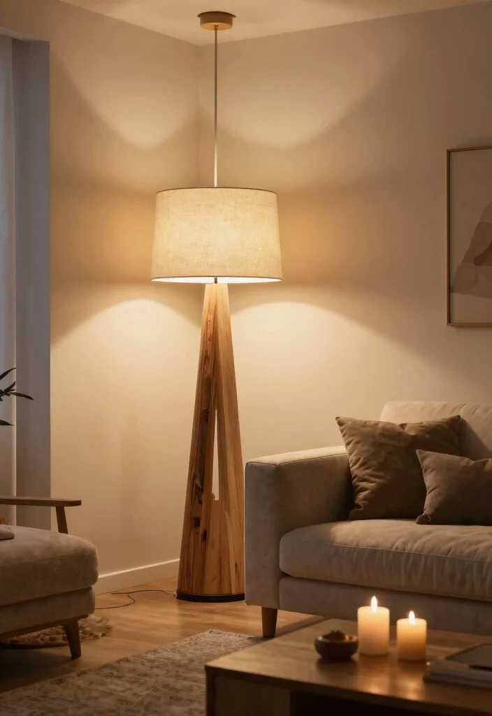 12 Home Living Room Ideas for Comfortable Everyday Living 6. Opt for Sustainable Lighting 0