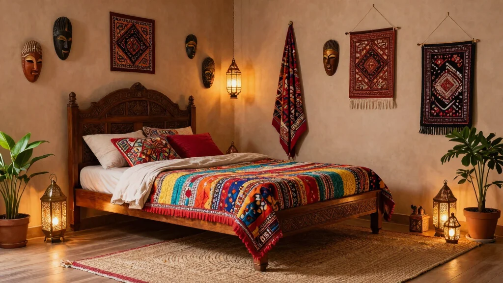 12 Indian Style Bedroom Ideas with Warm Cultural Details