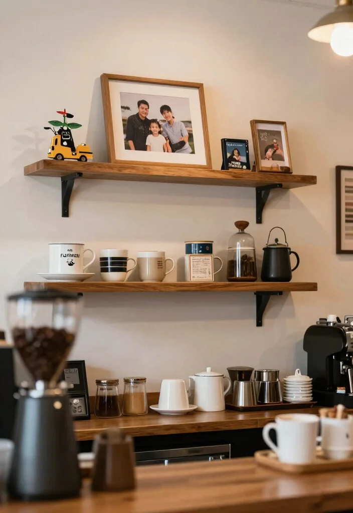 12 Kitchen Coffee Bar Ideas for Morning Rituals 12. Personal Touches 0