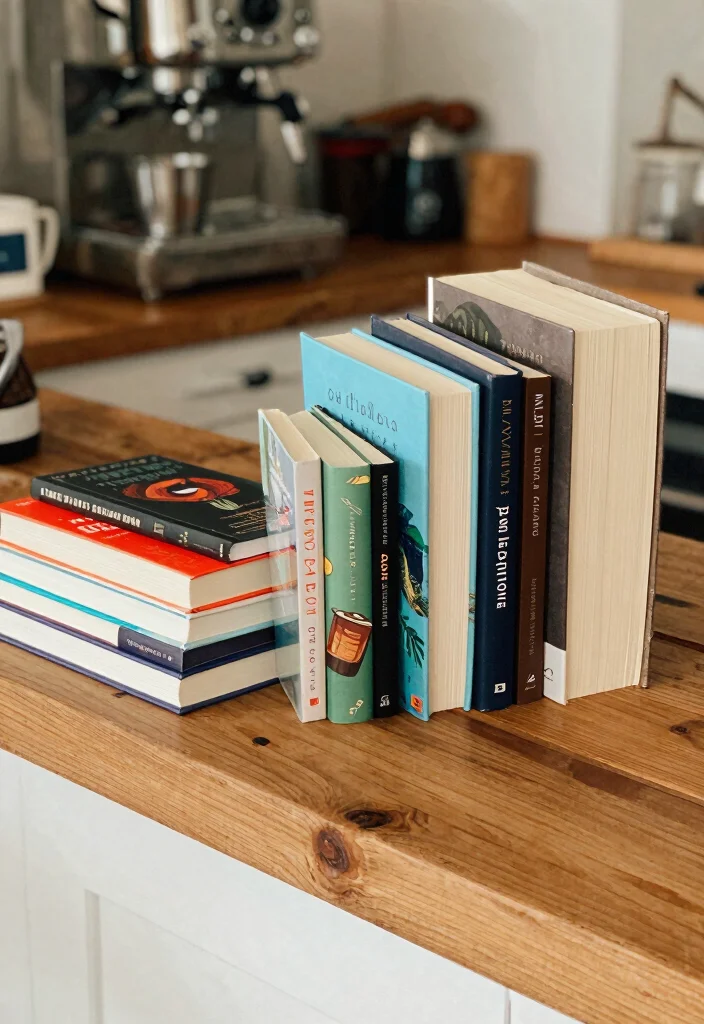 12 Kitchen Coffee Bar Ideas for Morning Rituals 4. Coffee Book Collection 0