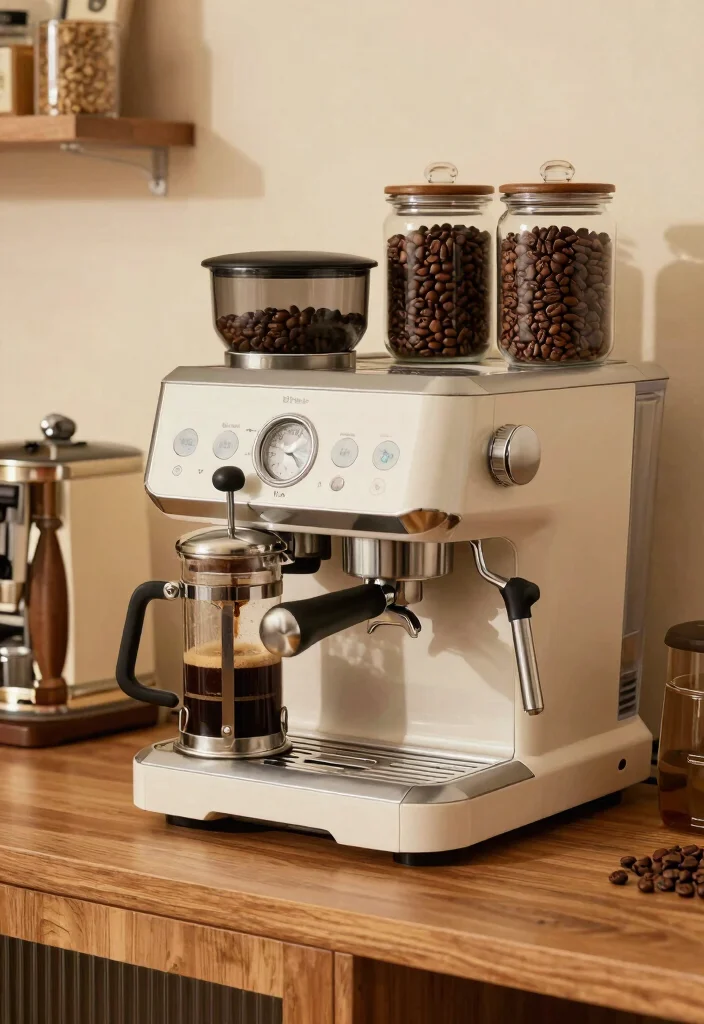 12 Kitchen Coffee Bar Ideas for Morning Rituals 9. Elegant Coffee Brewing Station 0